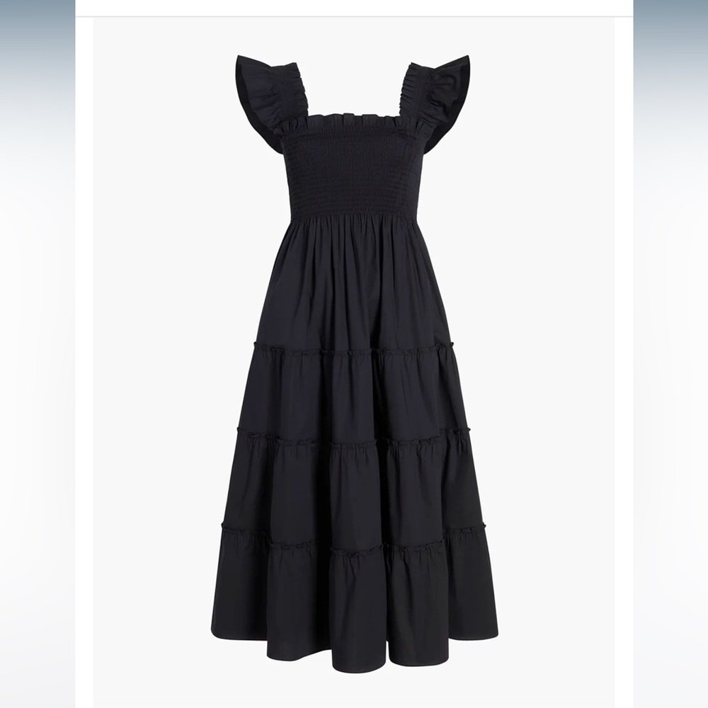 Hill House Ellie in Black Poplin, XXS